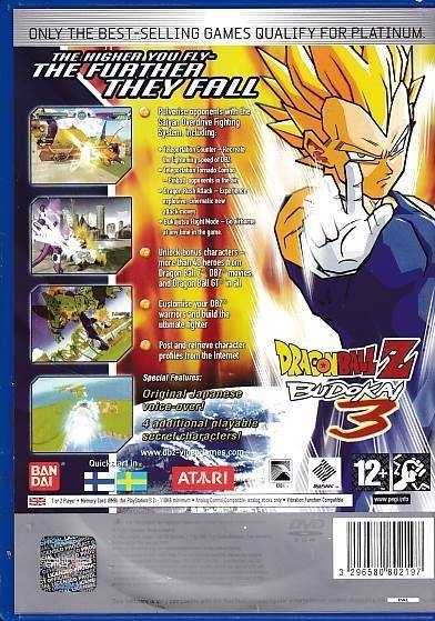 Dragon Ball Z Budokai 3 - PS2 - Platinum (B Grade) (Genbrug)